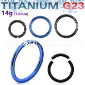 utsg14 anodized titanium g23 segment ring in 14g 1 6mm