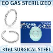 zsgsh20 sterilized steel hinged segment ring twisted wire