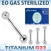 zubbbs sterilized titanium g23 tongue barbell with 5mm balls