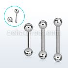 bbebin 316l steel eyebrow barbell with 3mm internally ball