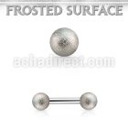 bbefo3 surgical steel eyebrow barbellw 2 3mm frosted steel ball