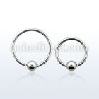 bcr20s 316l steel 0 8mm ball closure ring with 2 5mm ball