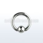 bcr8 3mm 316l steel ball closure ring with an 8mm ball