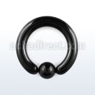 bcrt4 5mm pvd 316l steel ball closure ring with an 8mm ball