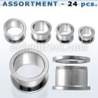 blk08 bulk of 10 2mm high polished 316l steel flesh tunnel