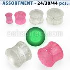 blk512 dual use acrylic plug glitter plug luminous plug