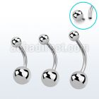 bngin 316l steel belly banana w threaded 5 8mm steel ball