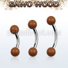 bnsw5 organic belly banana w steel post w 5mm sawo wood balls