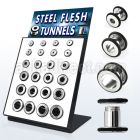 brpg89 board of screwfit flesh tunnel plug w rubber o ring