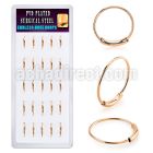 bxend3 rosegold pvd 316l steel endless nose rings display 25