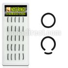 bxsgt1 display box of black pvd plated segment rings