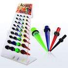 dapg46d board of colorful acrylic uv taper with double o ring