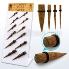 dapg80 board of coconut wood tapers with double o ring