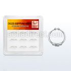 dnsm81 box w silver septum ring w a balinese wire design 