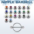 jbnpe5 steel round nipple shield w 2 bezel set jewel balls