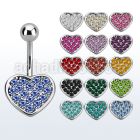 mcd365 steel belly banana w ferido glued crystal heart