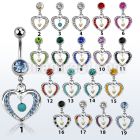 mcd571tq steel belly banana w a round turquoise in a heart