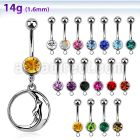 mcd733 steel belly banana w dangling w a dangling sleepy moon