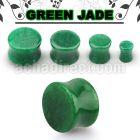 pgsaa real jade double flared stone plug size 3mm 16mm