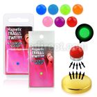 pktg8 3mm magnetic non piercing tragus stud with glow ball