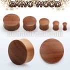 pws double flare sawo wood plug