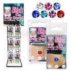 rkcsb rack of assorted color stick on belly crystals