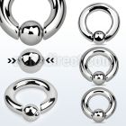 sbcr4 316l steel spring loaded ball closure ring 4g 8mm ball