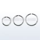 sel16 high polished 316l seamless steel ring diamter 6 12mm