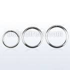 sel20 high polished 316l seamless steel ring diamter 6 12mm