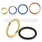 selt16 pvd plated 316l steel ring 16 1 2mm diameter 6mm 10mm