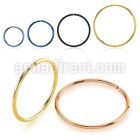 selt22 pvd plated 316l steel seamless nose ring