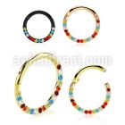 sgsh11rbt pvd steel hinged segment ring 16g side facing cnc