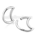 sgsh2 316l steel hinged segment ring moon