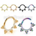 sgtsh17 anodized 316l steel hinged segment ring bohemian cz