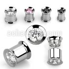 shprz 316l steel double flare tunnel w screw fit central cz