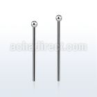 snyb20 steel bend it nose stud w a 2mm ball shaped top
