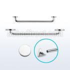 sudie internal steel surface barbell w 2 4 to 5mm flat disks