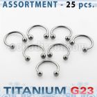 ublk22 bulk of titanium g23 circular barbell with 3mm balls