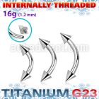 ubnecn3i titanium g23 internal banana 3mm cones