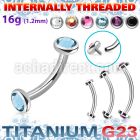 ubnin11 titanium g23 banana 16g flat back crystals internal