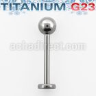 ulb4s titanium g23 labret with 4mm ball length 6 14mm