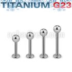 ulbb4 titanium g23 labret 14g 4mm ball