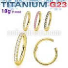 usgshs10t pvd titanium hinged segment ring 18g outward cz