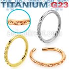 usgtsh23 pvd plated titanium segment ring pattern
