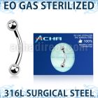 zbnb4 eo gas sterilized 316l steel banana 4mm balls