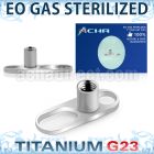 ztsa3 sterilized titanium g23 base part two holes internal