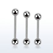 bb20 barbell acero quirurgico bolas 3mm al por mayor