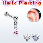 bberv6 barbell helix acero quirurgico zirconita corazon 3mm mayorista
