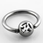 bccr14 aro bola presion acero quirurgico bola 6mm cruz cortada 12mm venta