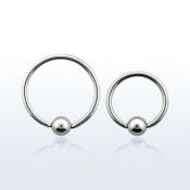 bcr20s 316l steel 0 8mm ball closure ring with 2 5mm ball